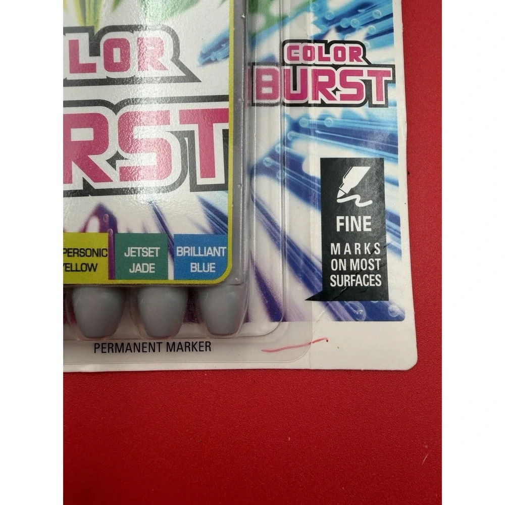 Sharpie® Color Burst Fine Permanent Markers 5 CT Set Limited Edition- New Open